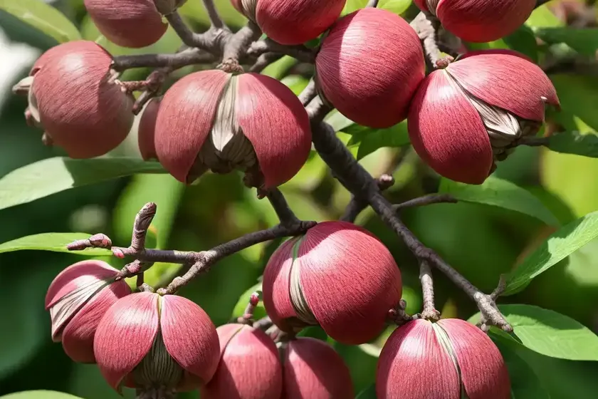 Aesculus x neglecta ‘erythroblastos’ (painted buckeye) — photo 2