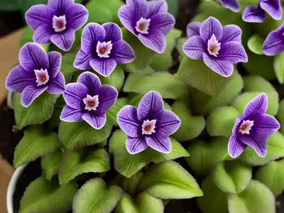 African Violet (Saintpaulia Ionantha)