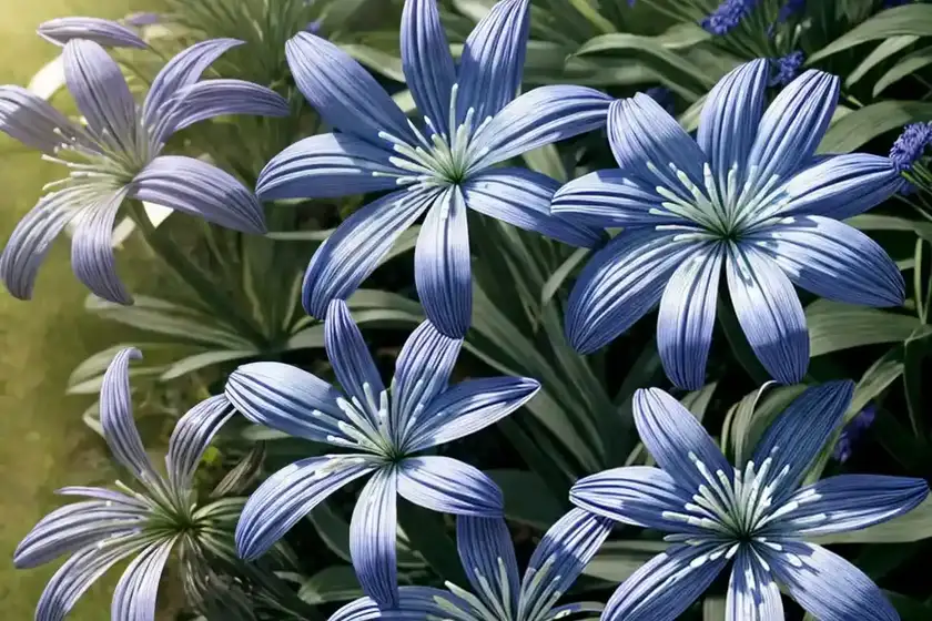 Agapanthus ‘midnight star’ (african lily)