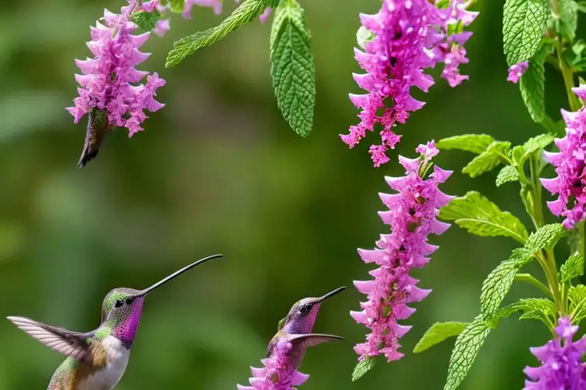 Agastache ‘bolero’ (hummingbird mint)