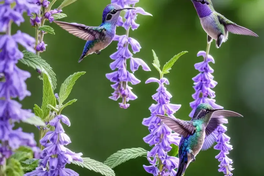 Agastache ‘kudos silver blue’ (hummingbird mint) — photo 3