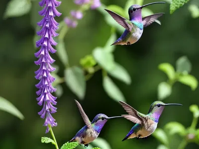 Agastache ‘Kudos Silver Blue’ (Hummingbird Mint)