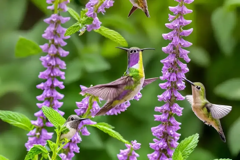Agastache poquito butter yellow (dwarf hummingbird mint)