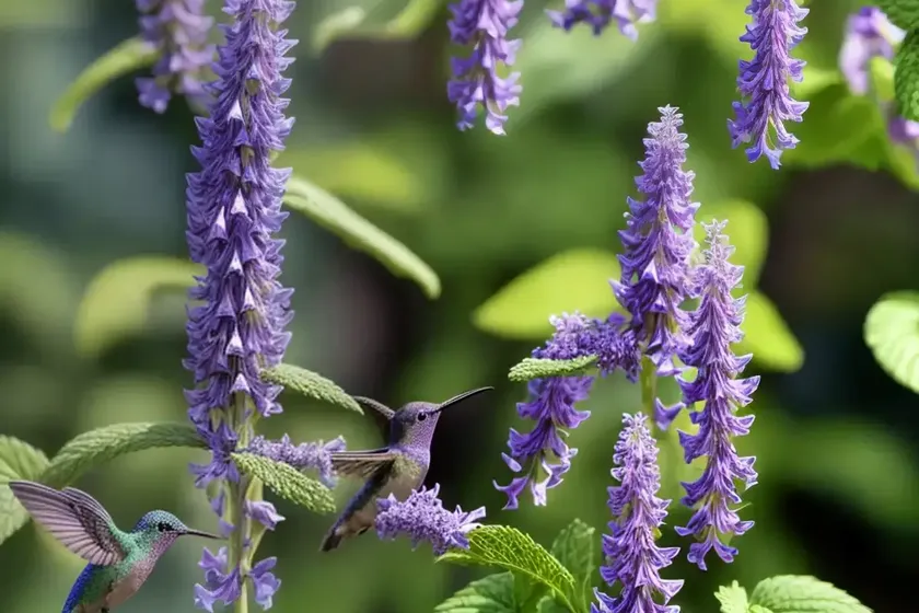 Agastache poquito dark blue (dwarf hummingbird mint) — photo 2