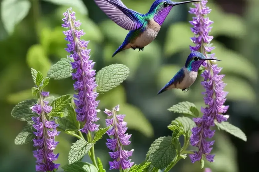 Agastache poquito dark blue (dwarf hummingbird mint) — photo 3