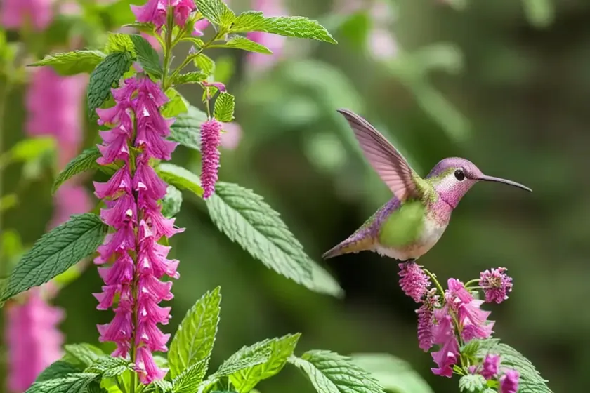 Agastache ‘raspberry summer’ (hummingbird mint) — photo 2