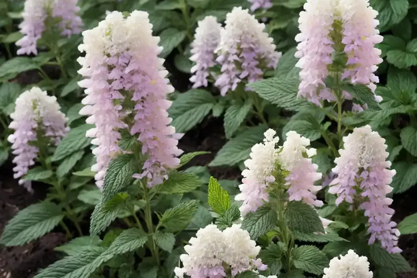 Agastache rugosa f. albiflora ‘alabaster’ (korean mint) — photo 3