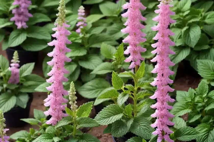 Agastache rugosa f. albiflora (korean mint) — photo 2