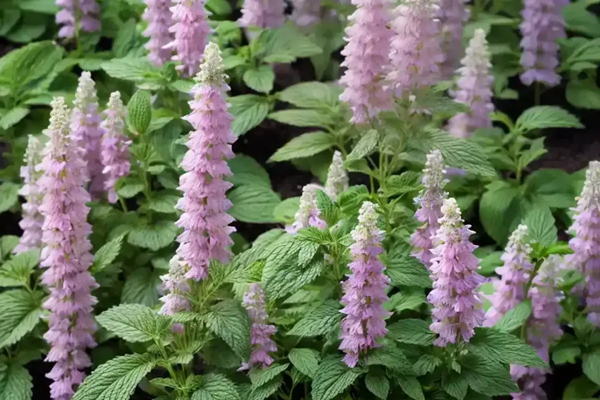 Agastache rugosa f. albiflora (korean mint)