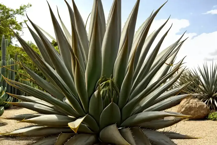 Agave chrysantha (golden flowered century plant) — photo 3