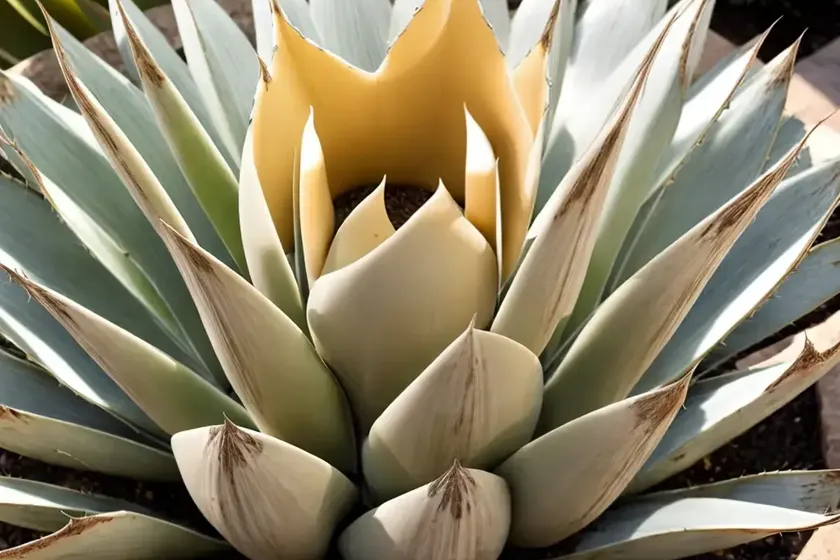 Agave ‘cream spike’) — photo 3