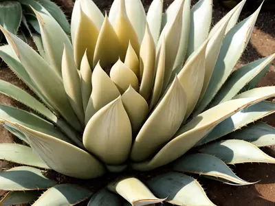 Agave ‘Cream Spike’)