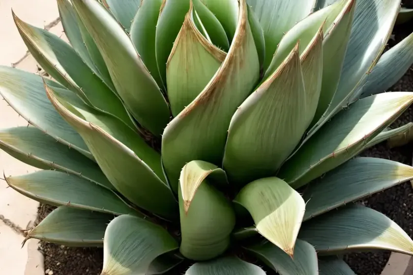 Agave desmetiana ‘variegata’) — photo 3