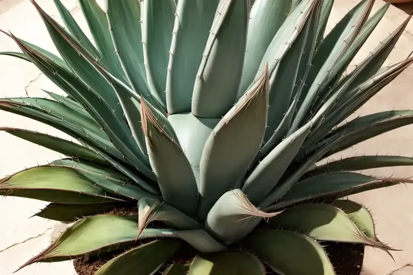 Agave striata (narrow leaf century plant) — photo 2