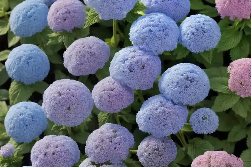 Ageratum houstonianum ‘blue horizon’ (floss flower) — photo 2