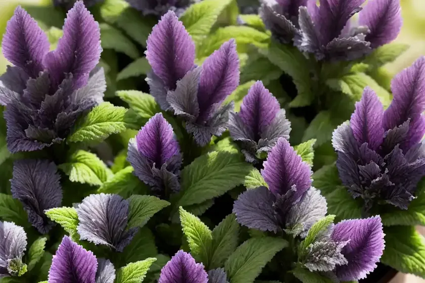 Ajuga feathered friends� ‘cordial canary’ (carpet bugle) — photo 3