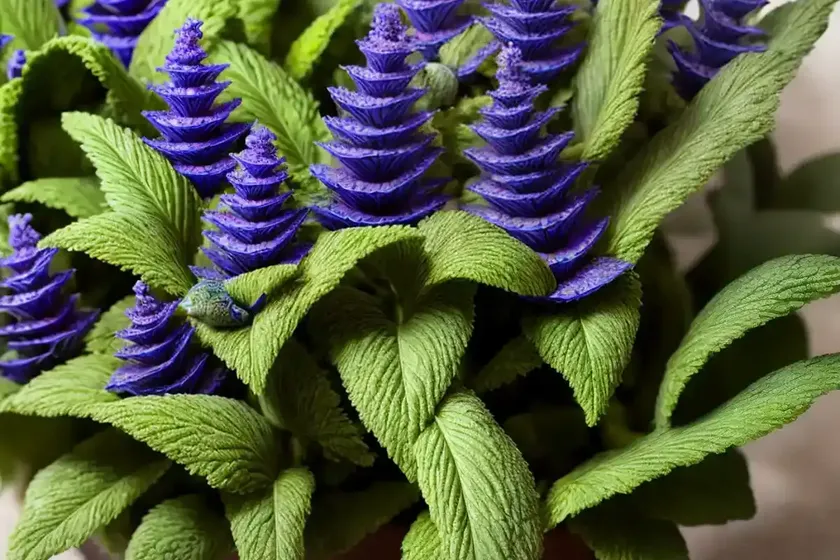 Ajuga feathered friends� ‘parrot paradise’ (carpet bugle) — photo 3
