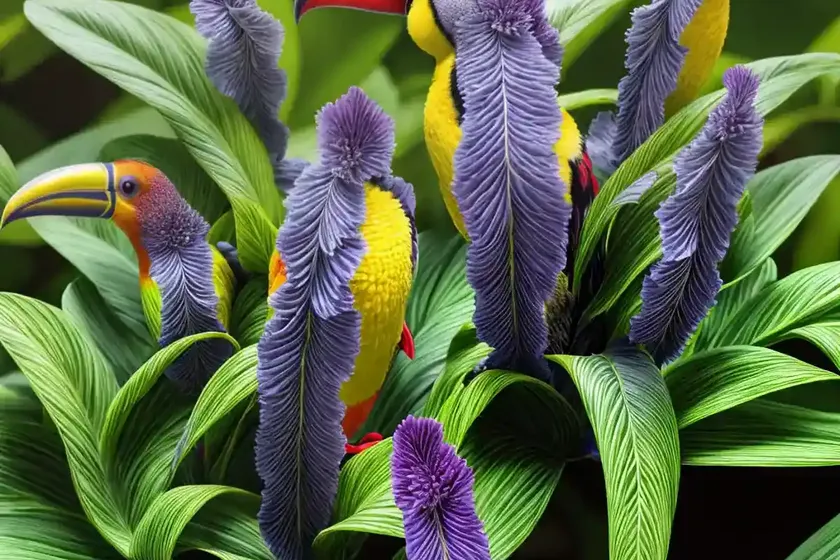 Ajuga feathered friends� ‘tropical toucan’ (carpet bugle) — photo 2