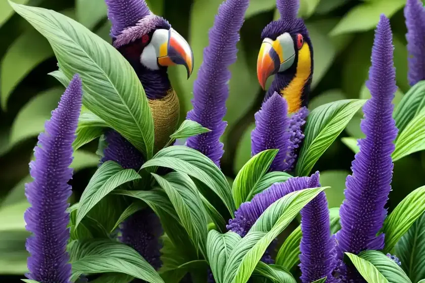 Ajuga feathered friends� ‘tropical toucan’ (carpet bugle) — photo 3