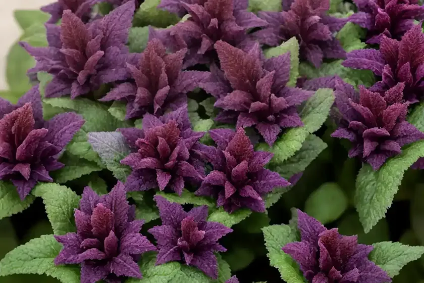 Ajuga reptans ‘burgundy glow’ (carpet bugle) — photo 2