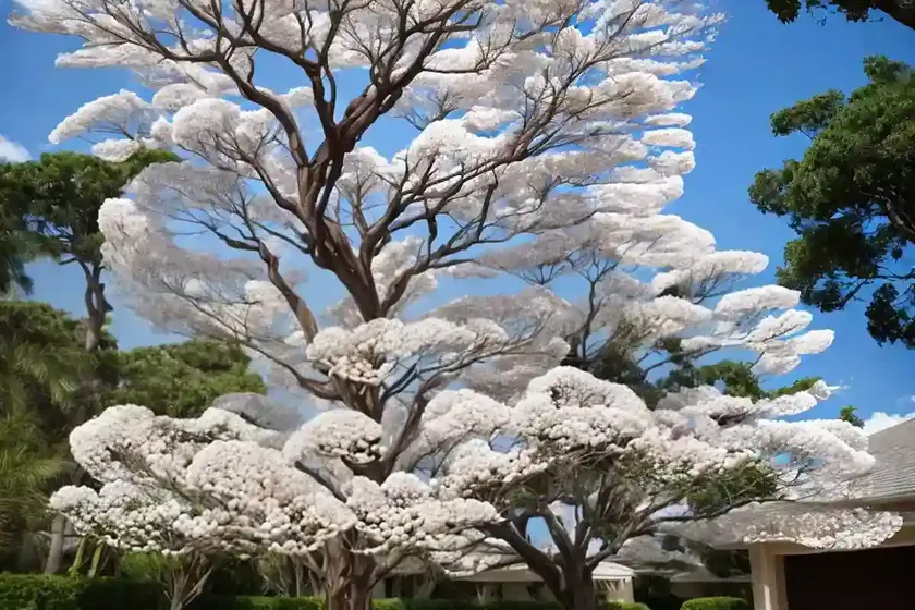 Albizia julibrissin chocolate fountain� (silk tree) — photo 2