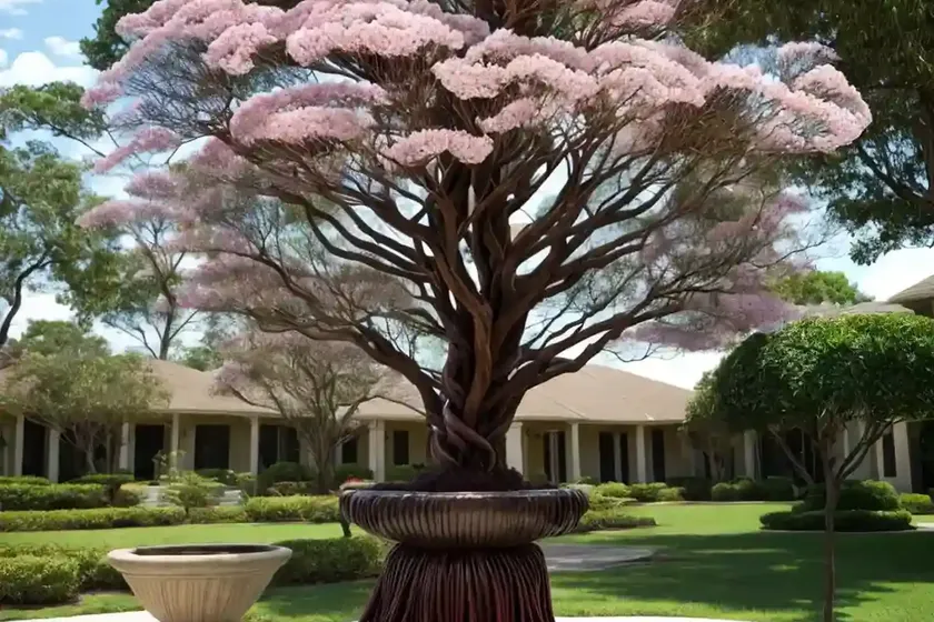 Albizia julibrissin chocolate fountain� (silk tree)