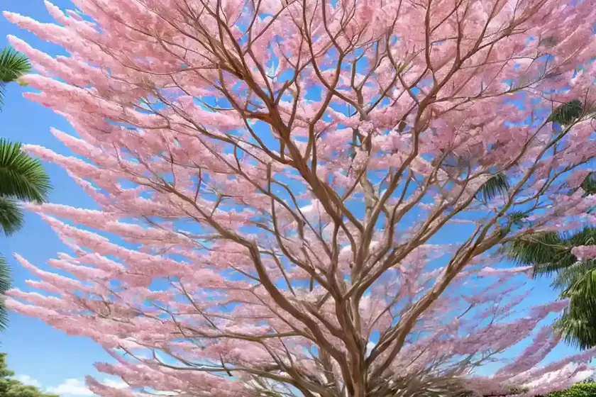 Albizia julibrissin f. rosea (pink silk tree) — photo 3