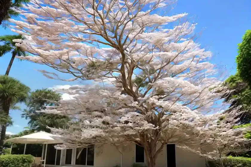 Albizia julibrissin (silk tree) — photo 2