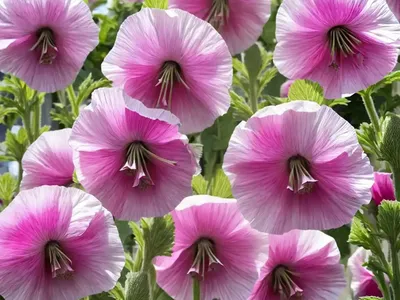 Alcea Rosea ‘Mars Magic’ (Hollyhock)