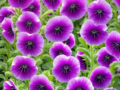 Alcea Rosea ‘Queeny Purple’ (Hollyhock)