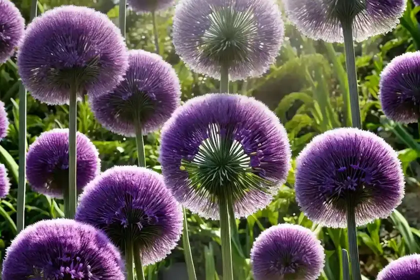 Allium caeruleum (ornamental onion) — photo 2