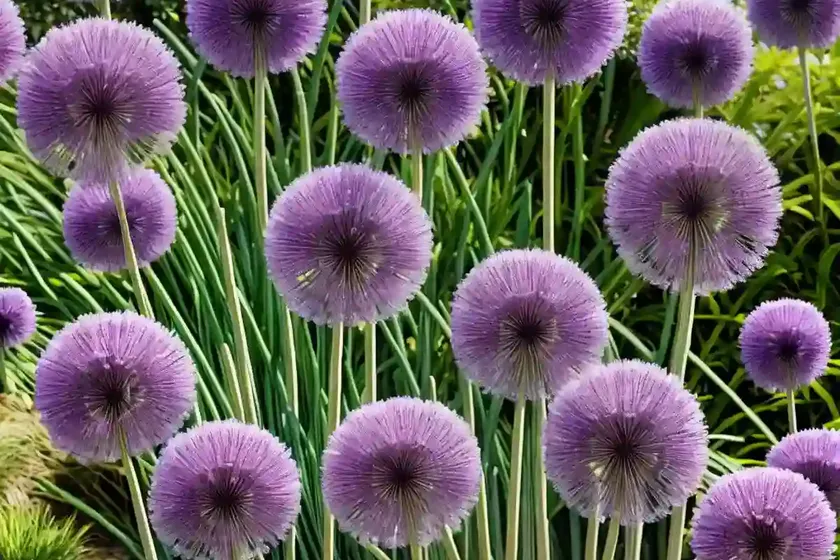 Allium caesium (ornamental onion) — photo 3