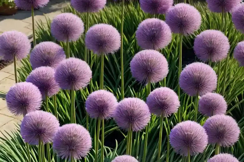 Allium cristophii (star of persia) — photo 2