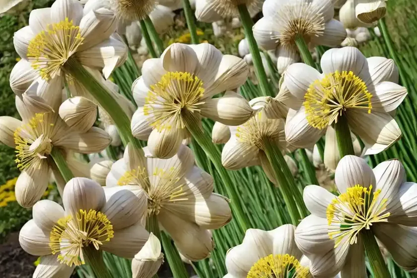 Allium flavum (yellow-flowered garlic) — photo 2
