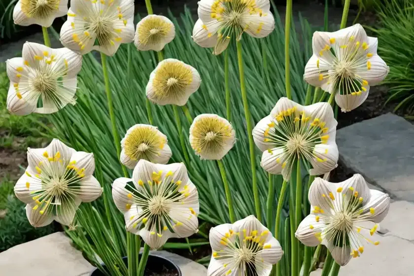 Allium flavum (yellow-flowered garlic) — photo 3