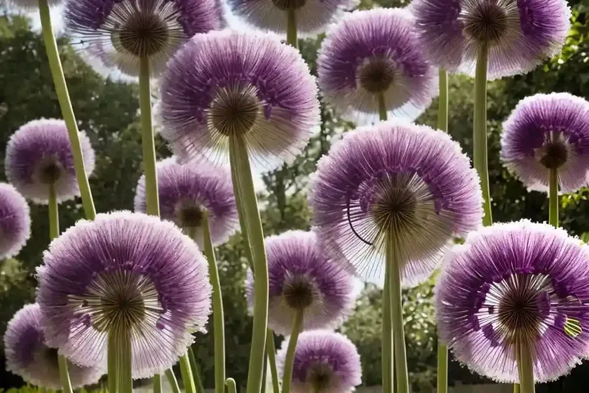 Allium giganteum (ornamental onion) — photo 3