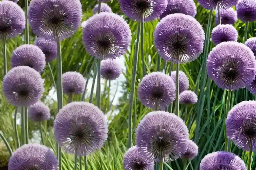 Allium ‘lavender bubbles’ (ornamental allium) — photo 3