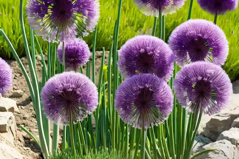 Allium nevskianum (turkistan onion)
