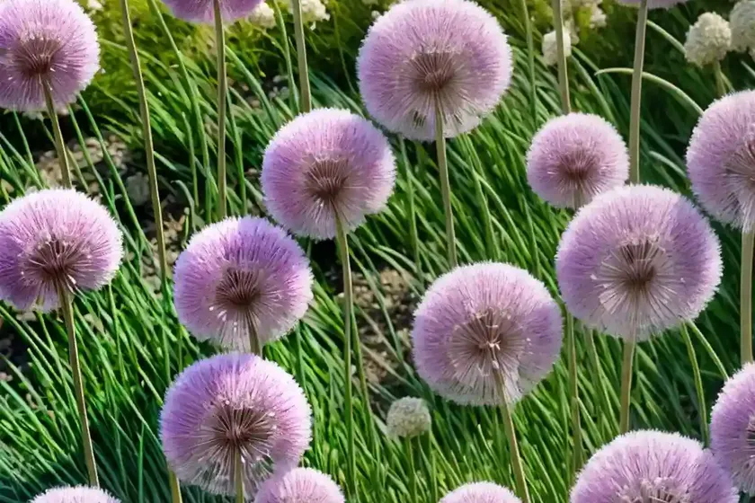Allium roseum (rosy garlic) — photo 2