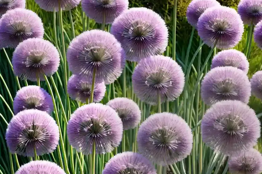 Allium schubertii (ornamental onion) — photo 2