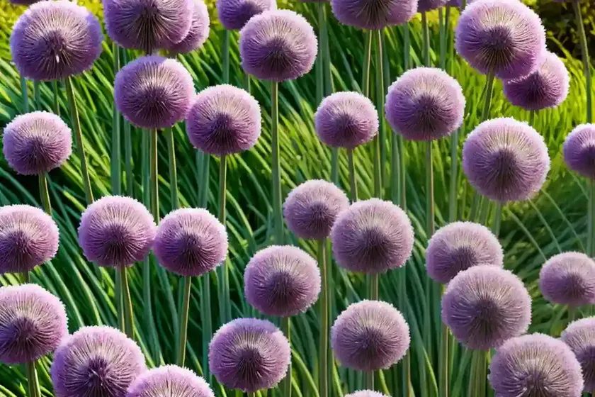 Allium schubertii (ornamental onion) — photo 3