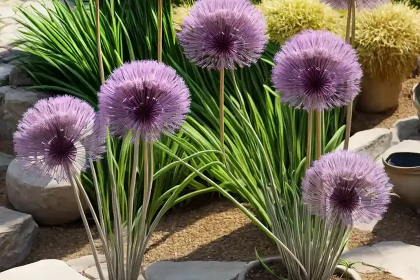 Allium sphaerocephalon (drumstick allium) — photo 2
