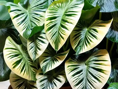Alocasia Variegata (Alocasia Macrorrhizos Variegata)