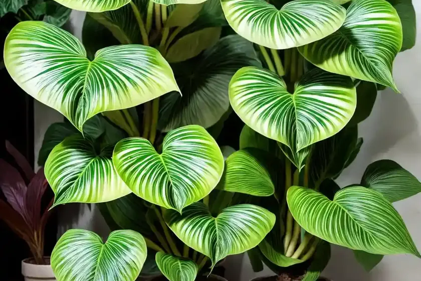 Alocasia zebrina (alocasia zebrina) — photo 2