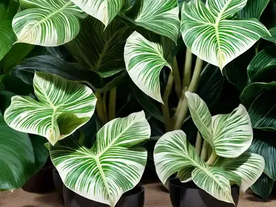 Alocasia Zebrina (Alocasia Zebrina)