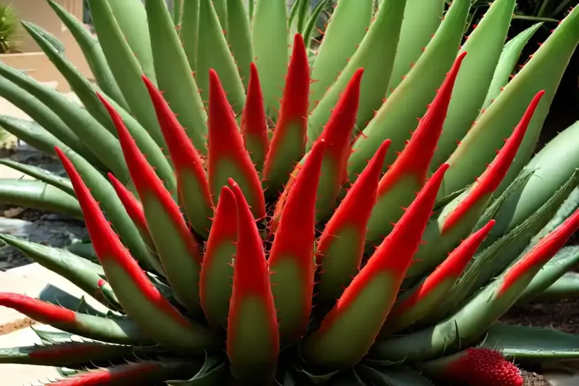 Aloe cameronii (red aloe) — photo 2
