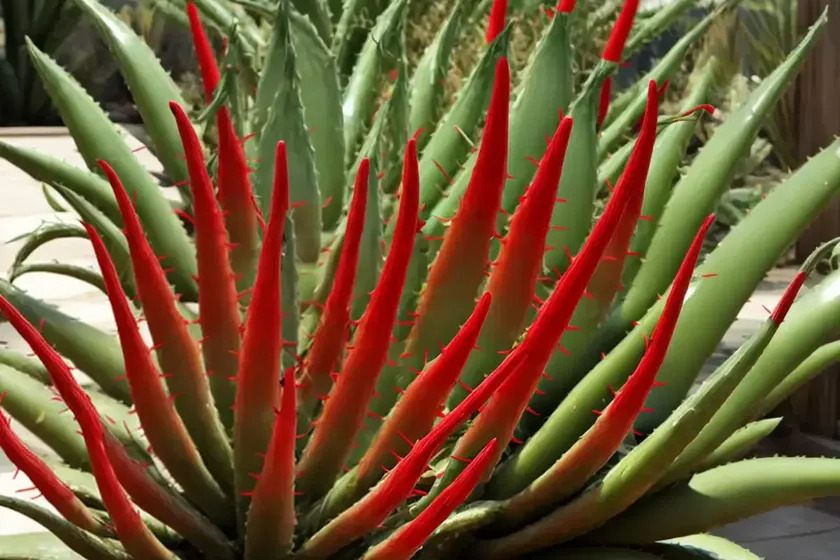 Aloe cameronii (red aloe) — photo 3