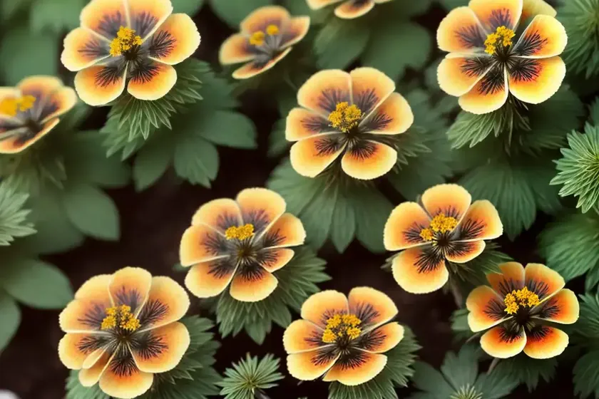 Alpine cinquefoil (potentilla crantzii) — photo 2
