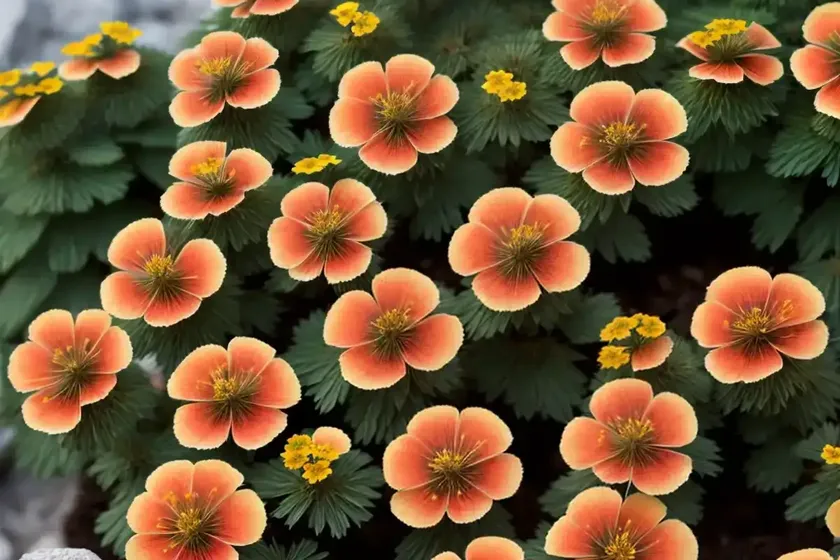 Alpine cinquefoil (potentilla crantzii) — photo 3