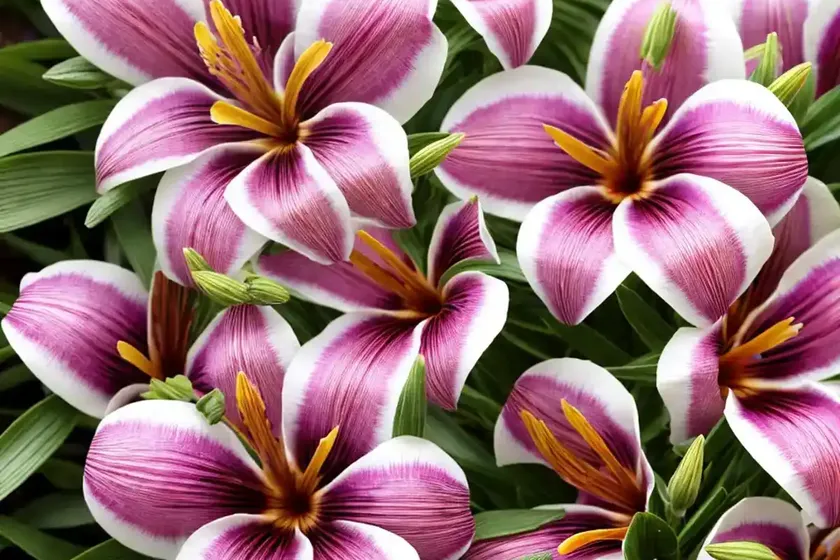 Alstroemeria ‘mars’ (peruvian lily) — photo 3